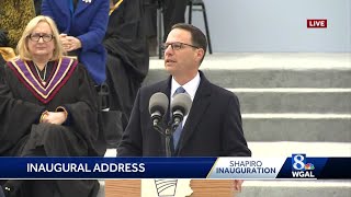 Josh Shapiros full inauguration day speech [upl. by Fields]