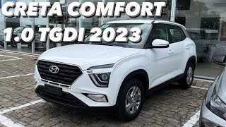 Hyundai Creta Comfort 10 TGDI AT 2023  Vale 125 MIL REAIS [upl. by Nerwal]