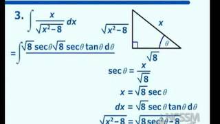 Trigonometric Substitutions [upl. by Alo942]