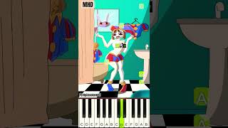 When Pomni Change Clothes lupdup  Piano Tutorial [upl. by Ynohtnael]