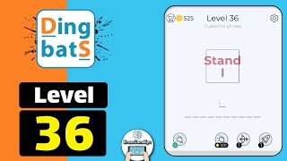 Dingbats Level 36 Stand I Walkthrough [upl. by Abey703]