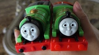 Thomas amp Friends Unboxing the New Redesigned Trackmaster Percy [upl. by Nrublim803]