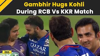 Watch Video Virat Kohli Gautam Gambhir End Fight With A Warm Hug  KKR Vs RCB  IPL 2024 Highlight [upl. by Heall]