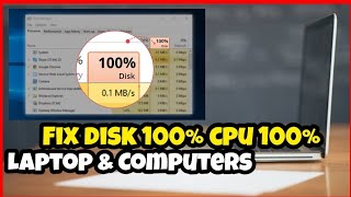 Repair Disk Ram Cpu 100 Task Manager [upl. by Lathrope]