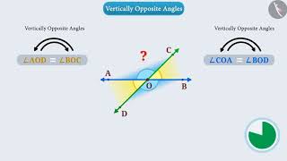 Vertically opposite angles  Part 11  English  Class 7 [upl. by Tabor729]