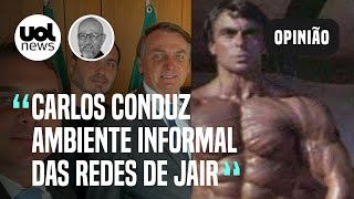 Bolsonaro bombadão Carlos mistura informalidade e pancadaria nas redes do pai  Josias [upl. by Mickey]