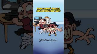 CON LA CORREA NOOOOO shorts animacion gorillaz onmelancholyhill meme mama [upl. by Hurless]