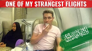 Review SAUDI ARABIAN AIRLINES very STRANGE BUSINESS CLASS EXPERIENCE [upl. by Hellene]