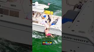 He cant get up at Haulover Inlet  Wavy Boats [upl. by Myles941]