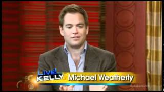 Michael Weatherly on Live with Kelly 2012 February 7 [upl. by Neeruan]