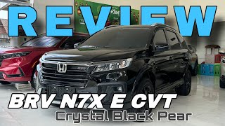 Review BRV N7X E CVT Crystal Black Peal Hitam [upl. by Nadabb416]