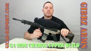 Gibbz Arms G4 Left Hand Side Charge AR15 Upper Receiver Build Review [upl. by Mac]