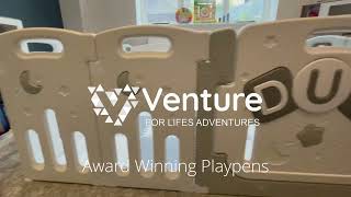 Venture AllStar Duo 2021 Mother amp Baby Award Winner Baby Playpen [upl. by Burdelle]