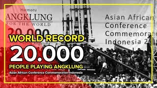 20000 People Playing Angklung  World Record Angklung Ensemble [upl. by Venezia]