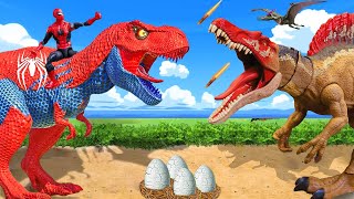 Dinosaurs battles and more  Compilation  Trex Stegosaurus Triceratops Velociraptor Diplodocus [upl. by Ddart980]