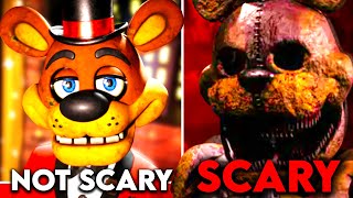 I Played FNAF But Every Game Gets MORE SCARY [upl. by Plumbo]