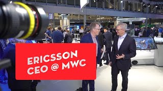 Ericsson CEO Talks 5G 4G MampA amp More [upl. by Atilrak853]