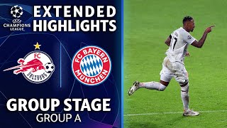 Salzburg vsBayern Munich Extended Highlights  UCL on CBS Sports [upl. by Retse161]