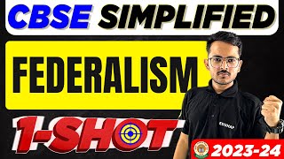 Federalism  Class 10 Civics Chapter 2  One Shot  CBSE SIMPLIFIED [upl. by Aaren]