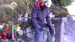 Reportage  Journal des travaux du projet quotGrotte Cœur de Lourdesquot  lépisode du 24 mars 2015 [upl. by Alexio]