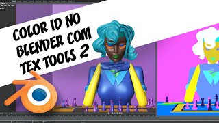 Color ID no Blender com Tex Tools  PARTE 2 [upl. by Richman136]