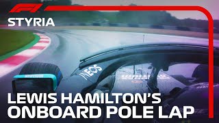 Lewis Hamiltons Pole Lap  2020 Styrian Grand Prix  Pirelli [upl. by Wallford]