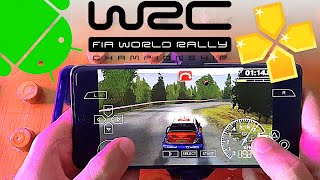 WRC Fia World Rally Championship Android Gameplay  PSP Emulator PPSSPP [upl. by Ettelrac]