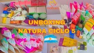 UNBOXING NATURA CICLO 5 2024 ARGENTINAsin edición😅 [upl. by Allit12]