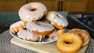 Receta De Donas Caseras ¡Fáciles y Esponjosas 🍩 [upl. by Eleen786]