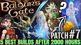 Baldurs Gate 3  5 Best MOST POWERFUL Builds of All Time  Easy Solo Honour Mode  Build Guide [upl. by Nnaeirelav]