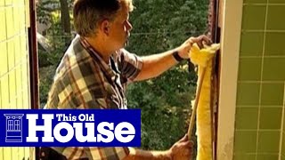 How to Install a Replacement Window  This Old House [upl. by Eenoj]