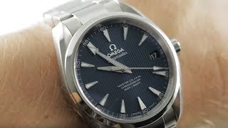 Omega Seamaster Aqua Terra 385mm Master CoAxial 23110392103002 Omega Watch Review [upl. by Afrika450]