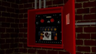 Roblox Autocall Fire Alarm Test at Old School [upl. by Ardnuhs216]