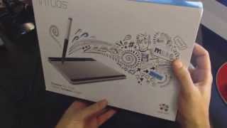 Wacom Intuos Pen Small Tablet CTL480 Unboxing [upl. by Filiano196]