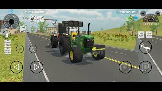 tractortraliwalagame John Deere vs Swaraj 😱😱 tractor trali wala cartoon tractor wala cartoon tochan👿 [upl. by Calia30]