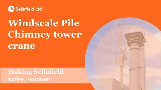 Windscale Pile Chimney tower crane [upl. by Rebe]