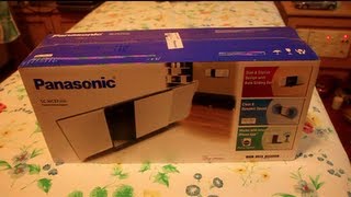 Unboxed  Panasonic SCHC37 Compact Stereo System with quick sound demo [upl. by Willem616]