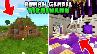 CARA BIKIN RUMAH GEMBEL RAHASIA FULL REDSTONE TERMEWAH DI MCPE  Minecraft Indonesia [upl. by Onidranreb]