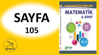 6sınıf MATEMATİK KİTABI DOĞA YAYINCILIK sayfa 105 [upl. by Lasorella104]