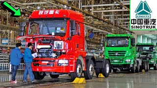 Building of TRUCKs🚛 Chinese HOWO American Peterbilt➕Kenworth trucks and Iveco production [upl. by Chernow]