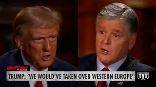 WATCH Trump Blatantly Shares Secret Plan To Conquer Western Europe [upl. by Nylodnewg]