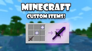 How To Create Custom Items in Minecraft 120 [upl. by Tonl]