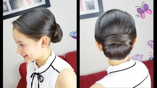 Low Chignon Hair Tutorial  NO extra Hair Pieces  Wedding Hairstyles  Prom Hairstyles [upl. by Salomi]