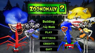 Zoonomaly 2 Official Game Play  Zookeeper Mario Kill Creatures Zoochosis vs Giraffe amp Thomas Train [upl. by Aiki]