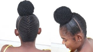 Quick And Elegant Natural Hairstyle You Should TryBeginners friendly [upl. by Linus515]