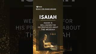 The meaning of ISAIAHs name [upl. by Enimassej]