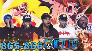 STRAW HATS VS BIG MOM One Piece Ep 865866 Reaction [upl. by Aseiram]