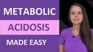 Metabolic Acidosis Nursing NCLEX Review Causes Treatment Mnemonic ABG Problem [upl. by Yajiv336]