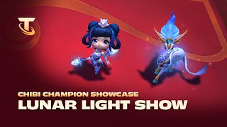 Lunar Light Show  Chibi Champion Showcase  Teamfight Tactics [upl. by Iatnohs]