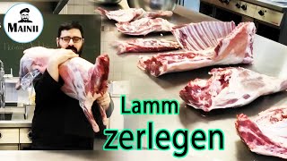 Ganzes Lamm selber zerlegen  Anleitung im Schnelldurchlauf [upl. by Reddin]